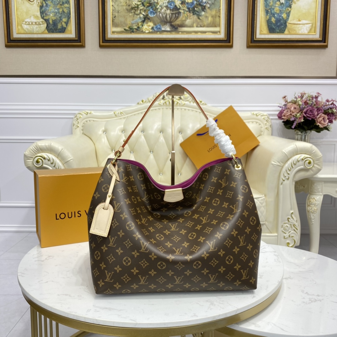 Louis Vuitton GRACEFUL MM Handbag Monogram M43703